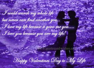 day love life Beautiful Happy Valentines Day 2013 love picture quotes ...