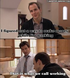 Arrested Development GOB Bluth working S2E14 Follow Captured Captions