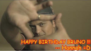 Happy Early Birthday Bruno