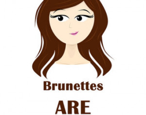 ladies t shirt choice of brunettes blondes or redheads are fun printed ...