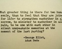 ... Bede quote Literary love quote anniversary engagement wedding gift