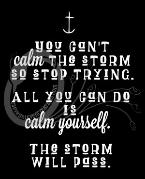 Calm The Storm