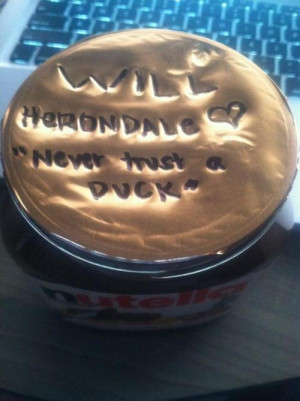 mynamja:‘NEVER TRUST A DUCK’Will Herondale + Nutella in the same ...