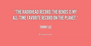 The Radiohead record, The Bends is my all-time favorite record on the ...