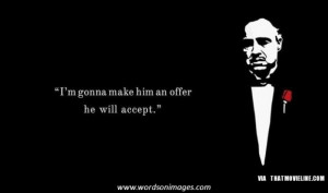 Godfather famous quotes