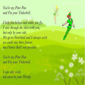 Peter Pan And Tinkerbell In Love Just like how peter pan never