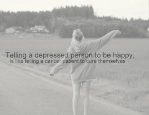 happy depression picture cancer