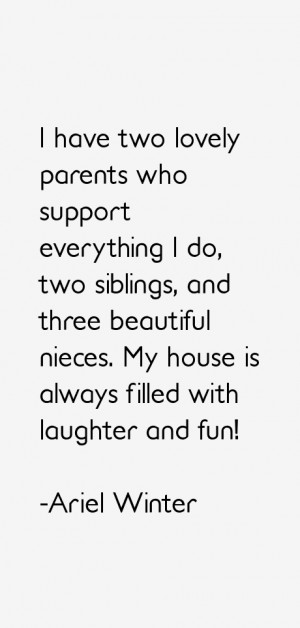 Ariel Winter Quotes amp Sayings