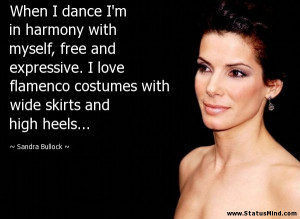 When I dance I’m in harmony with myself, free and expressive. I love ...