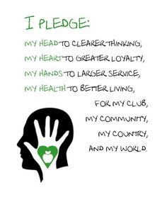 azcaroh: #30DoC Day 1: @4H Pledge ... More