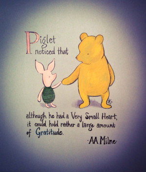 Winnie the Pooh (and Piglet too)