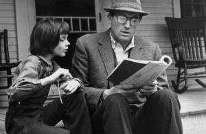 Atticus Finch in To Kill a Mockingbird , as portrayed by Gregory ...
