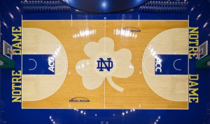 Notre Dame basketball court