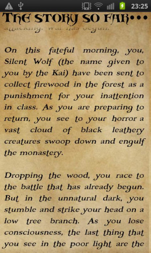 Lone Wolf Sayings Du jour : lone wolf saga