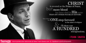 Frank Sinatra atheist quote