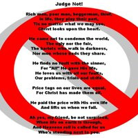 christian sayings photo: JUDGE NOT! JudgeNot.jpg