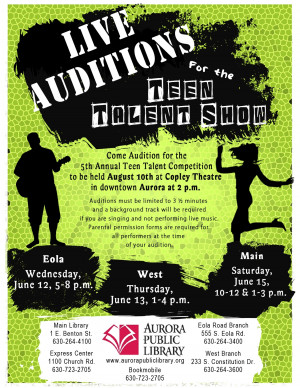 Singing Auditions For Teens 2013