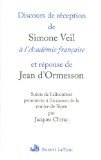 De Simone Veil Lacad mie Fran aise Et R ponse Jean picture