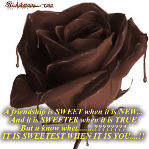 Friendship Quotes, Friend, Friendship day quotes,Sweet Quotes, Rose ...