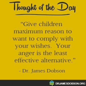 Thought of the day -Dr James Dobson