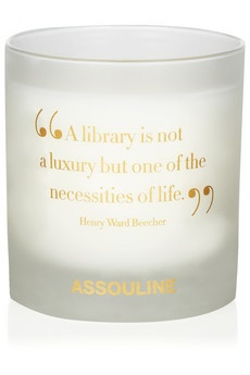 Assouline Culture Lounge scented candle--great gift idea!
