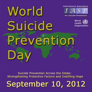 World Suicide Prevention Day is observed on September 10th each year ...