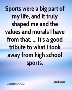 Sports Are Part of My Life Quote