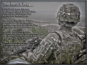 CHRISTMAS POEM FOR OUR TROOPS