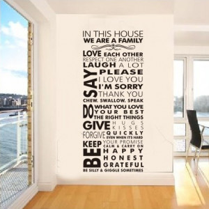 Famous-English-family-house-rules-quotes-saying-words-we-are-a-family ...