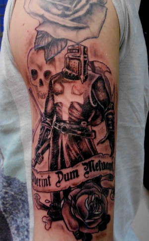 templar knight tattoo