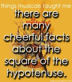 There are many cheerful facts about the square of the hypotenuse ...