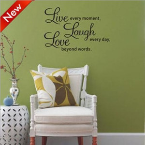 LOVE SQUARE Vinyl .quotes and sayings Wall Sticker Vinyl wall quotes ...