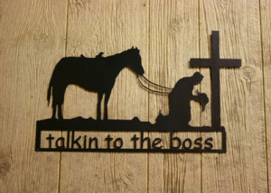 Cowboy -Talkin’ to the boss