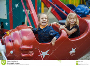 Funny Sisters Carousel Ride