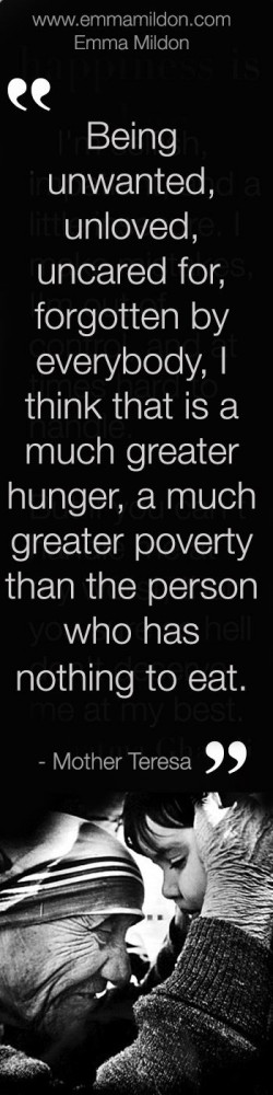 Some Inspirational Quotes On Huger And Poverty – Part 1