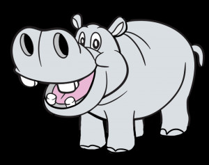 Cartoon Hippo Clip Art