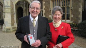 Malcolm Green (pictured with his wife, Janet, after receiving an MBE ...