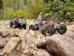 Scx10 and a wrath on the rocks
