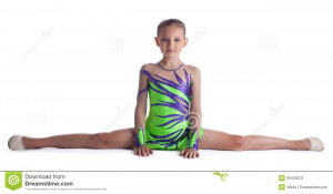 Gymnastics Kids Splits Kid gymnast doing split in