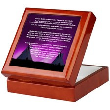 Lakota Great Spirit Prayer Keepsake Box for