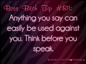Boss Bitch Tips ♔