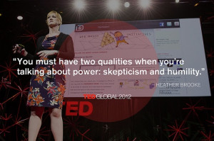 Heather Brooke at TEDGlobal 2012. Photo: James Duncan Davidson