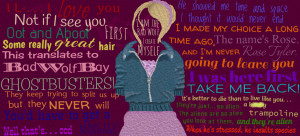 Rose Tyler Collage by DoctorWhoLuv