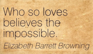 Elizabeth Barrett Browning was one of the most prominent English poets ...