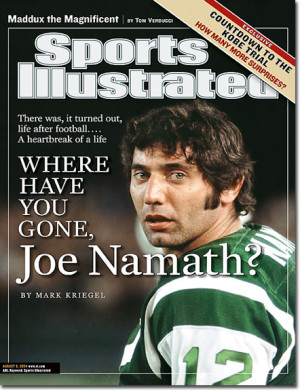 ... Seat NFL Quotes of the Day – Monday, April 8, 2013 – Joe Namath
