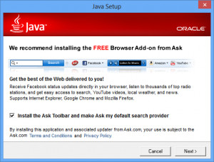 How Java dumps useless add-ons and toolbars on PC users