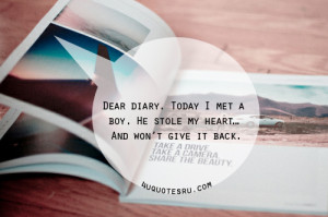 funny quotes dear diary