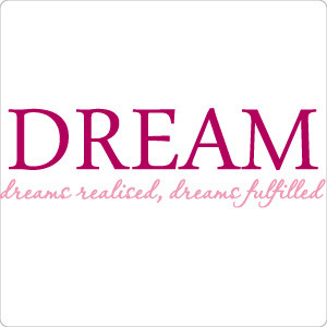 Dreams Fulfilled Wall Quote Sticker