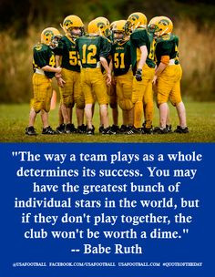 teammates football sports mom quotes about teamwork favorite quotes ...