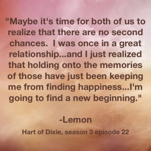 Hart of Dixie season 3 finale quote